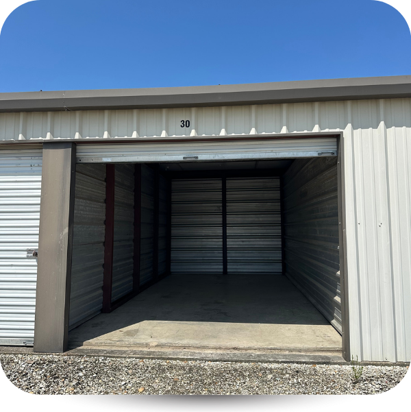 interior view of a mini storage unit